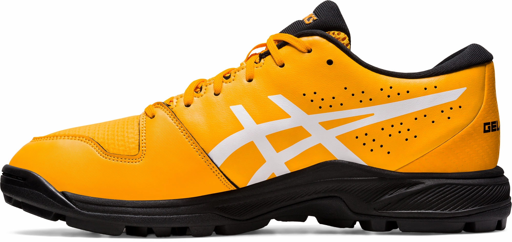 Asics Gel Peake 2 Hockey Shoes - Orange Neutral Support Shoes