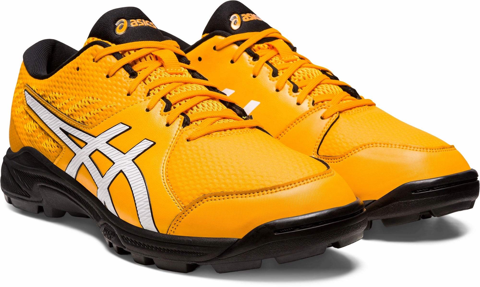 Asics Gel Peake 2 Hockey Shoes - Orange Neutral Support Shoes