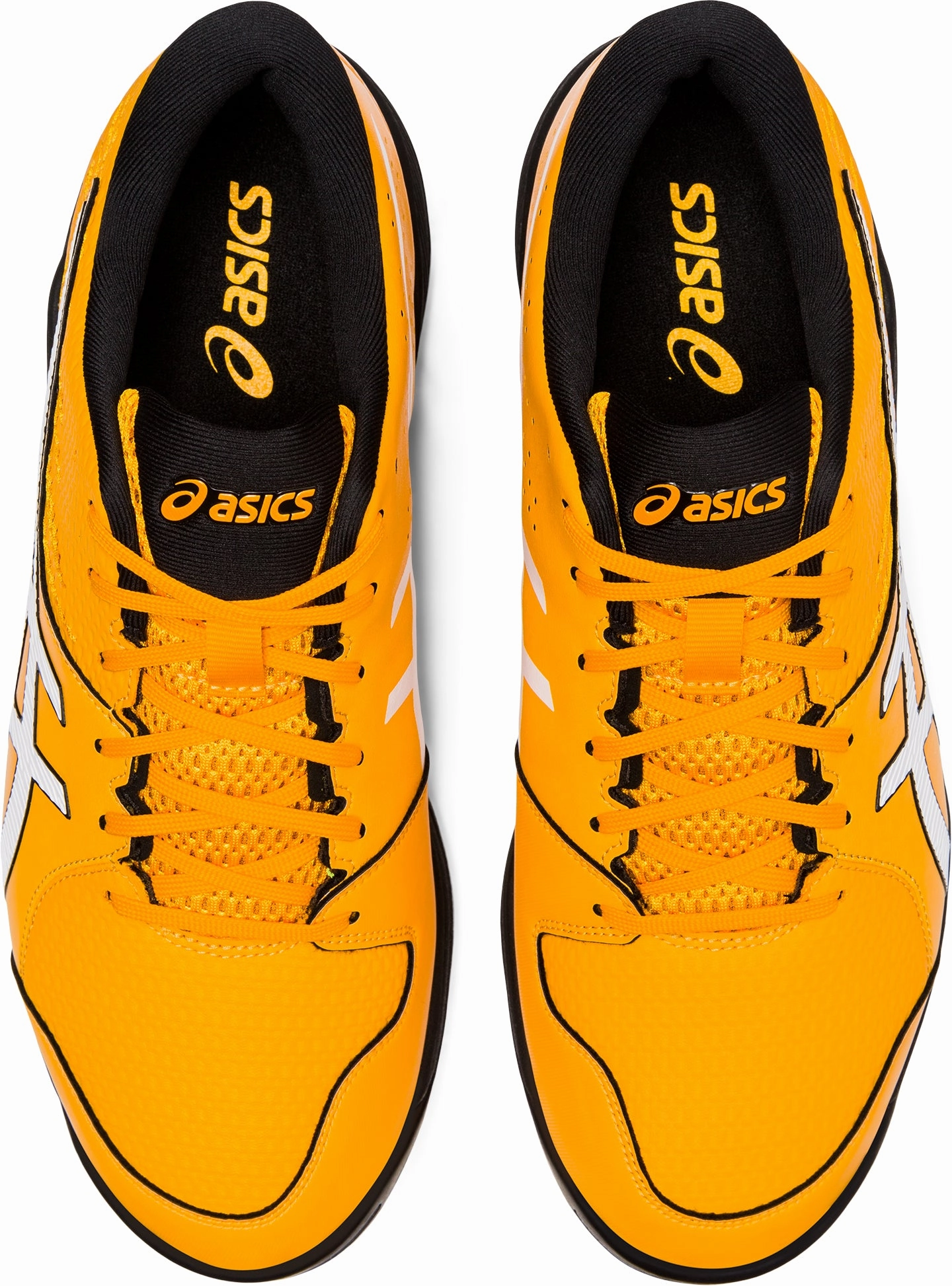 Asics Gel Peake 2 Hockey Shoes - Orange Neutral Support Shoes