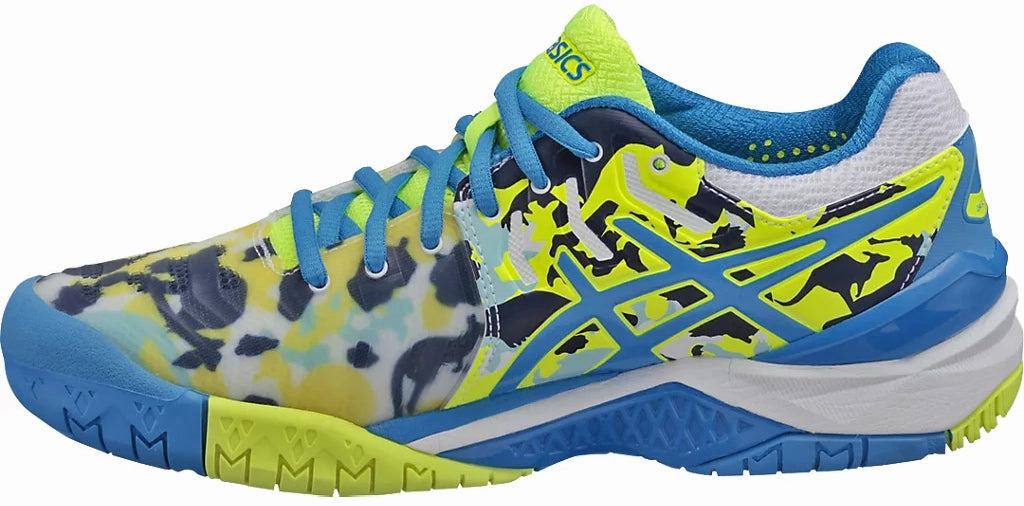 Asics Gel Resolution 7 L.E Womens Tennis Shoes - Blue Neutral Support Shoes
