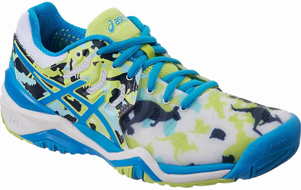 Asics Gel Resolution 7 L.E Womens Tennis Shoes - Blue Neutral Support Shoes