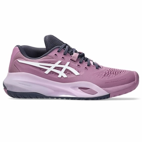 Asics Gel Resolution X Women Tennis Shoes - Ube/White Asics tennis shoes