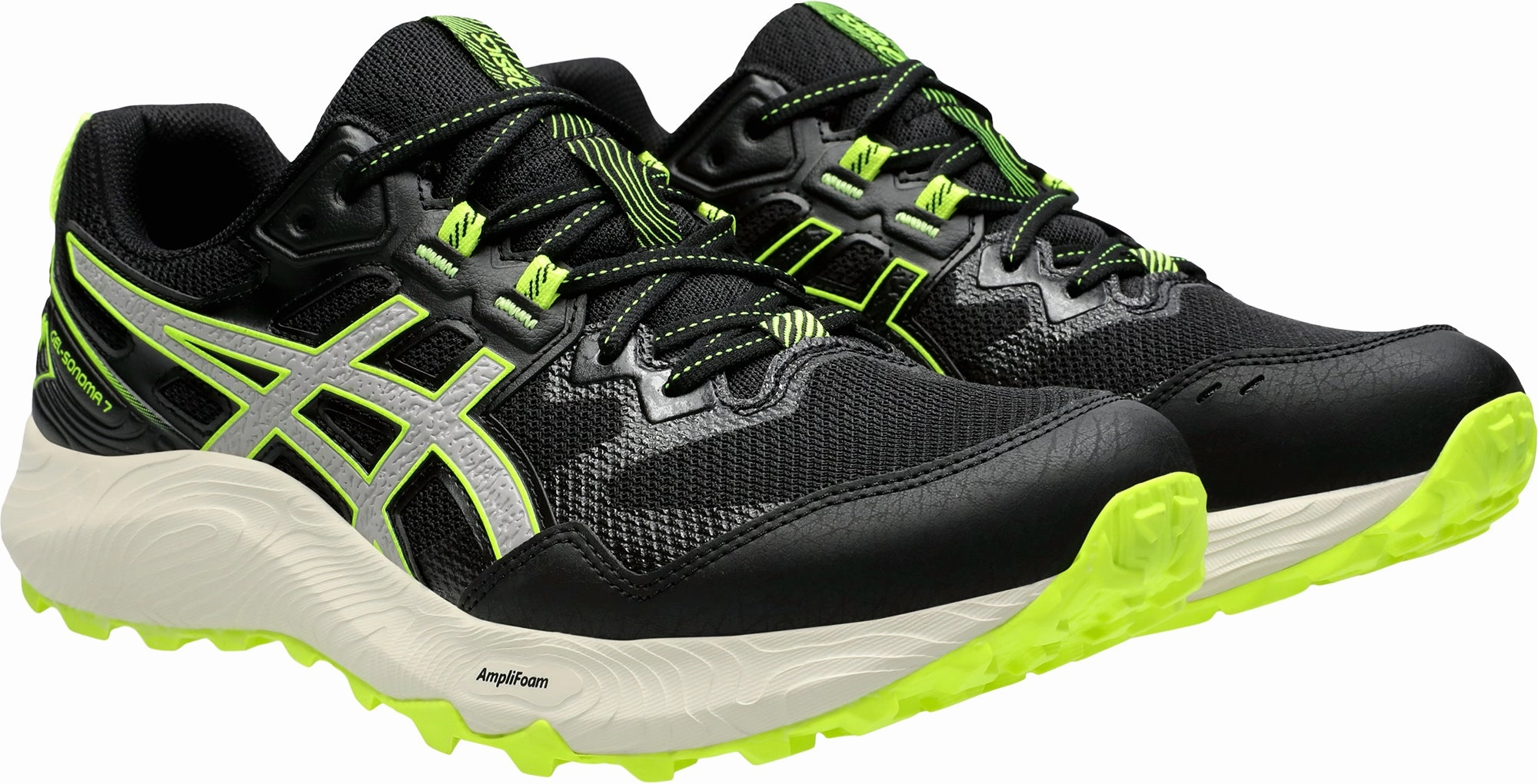 Asics Gel Sonoma 7 Mens Trail Running Shoes - Black Neutral Support Shoes