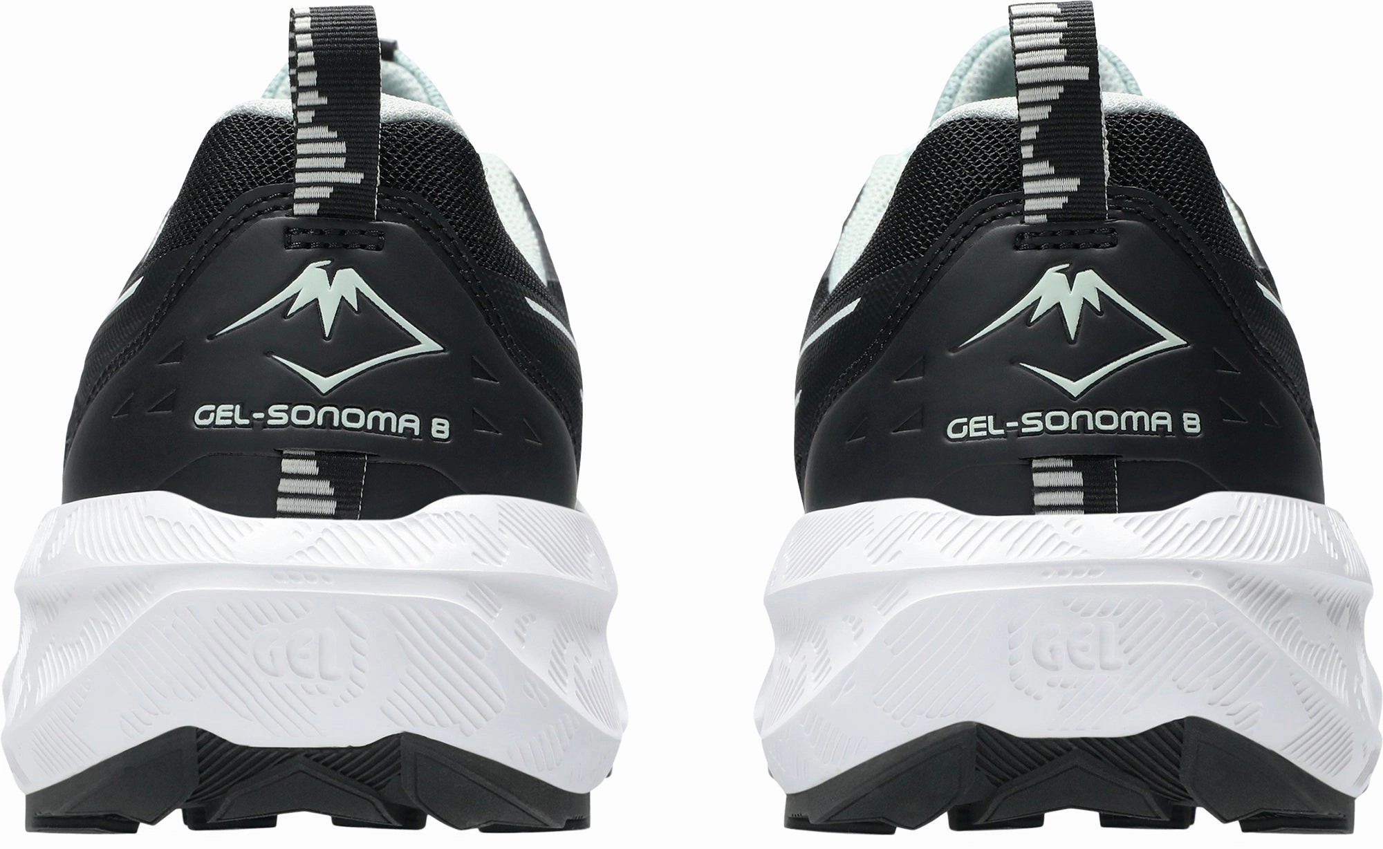 Asics Gel Sonoma 8 Mens Trail Running Shoes - Black Flexible Athletic Fit