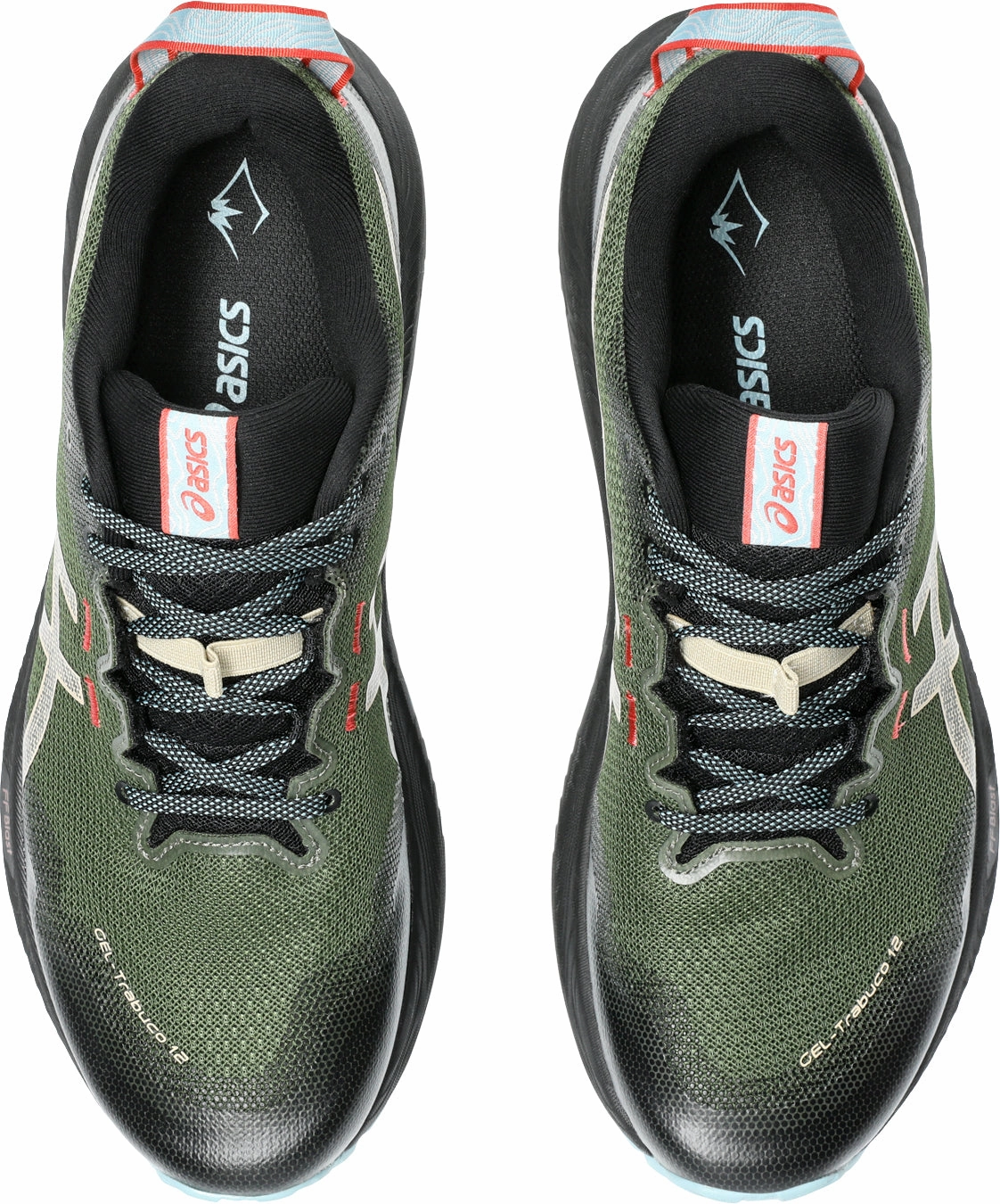 Asics Gel Trabuco 12 Mens Trail Running Shoes - Green Performance Shoes