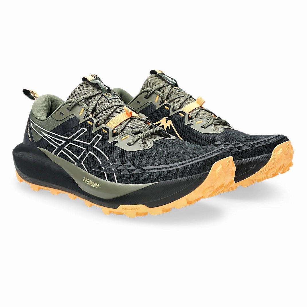 Asics Gel-Trabuco 13 | Black / Cream | Mens Asics classic sport shoe designs