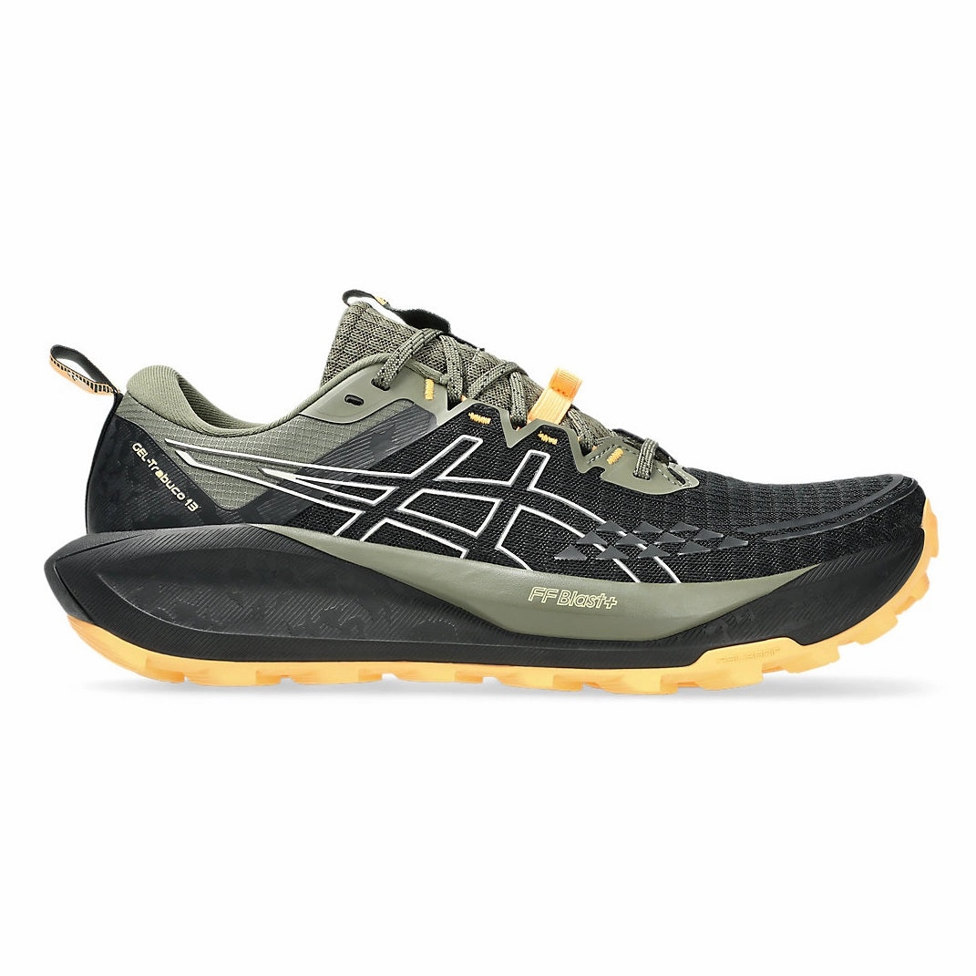 Asics Gel-Trabuco 13 | Black / Cream | Mens Asics cushioned walking sneakers for all-day wear
