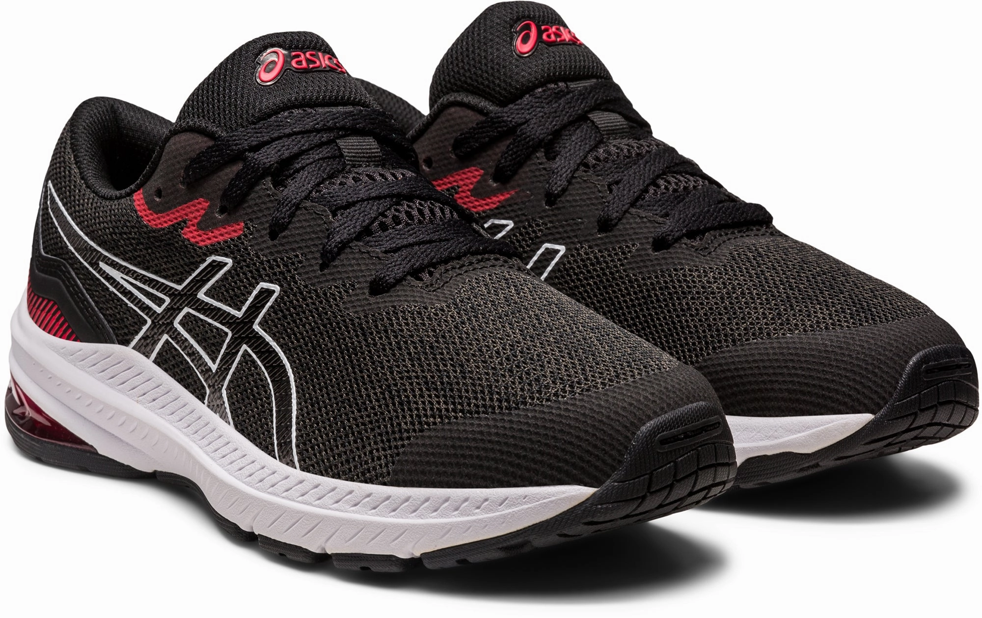 Asics GT 1000 11 GS Junior Running Shoes - Black Neutral Support Shoes