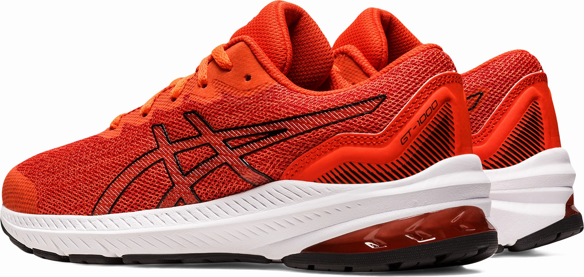 Asics GT 1000 11 GS Junior Running Shoes - Red Neutral Support Shoes