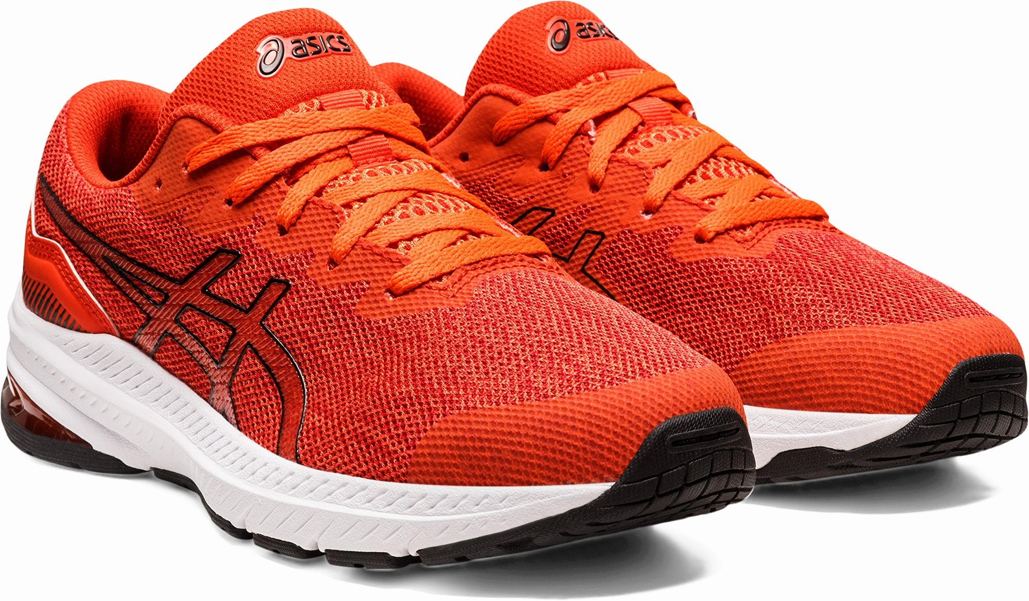 Asics GT 1000 11 GS Junior Running Shoes - Red Neutral Support Shoes