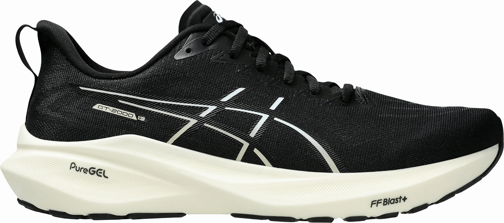 Asics GT 2000 13 WIDE FIT Mens Running Shoes - Black Asics shoe varieties