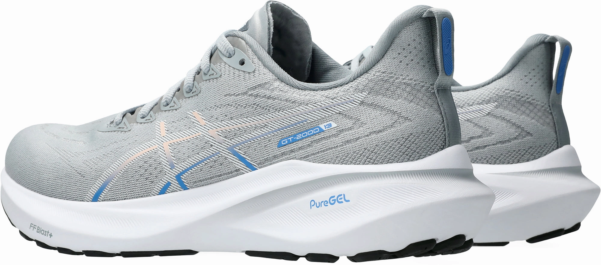 Asics GT 2000 13 Womens Running Shoes - Grey Flexible Athletic Fit
