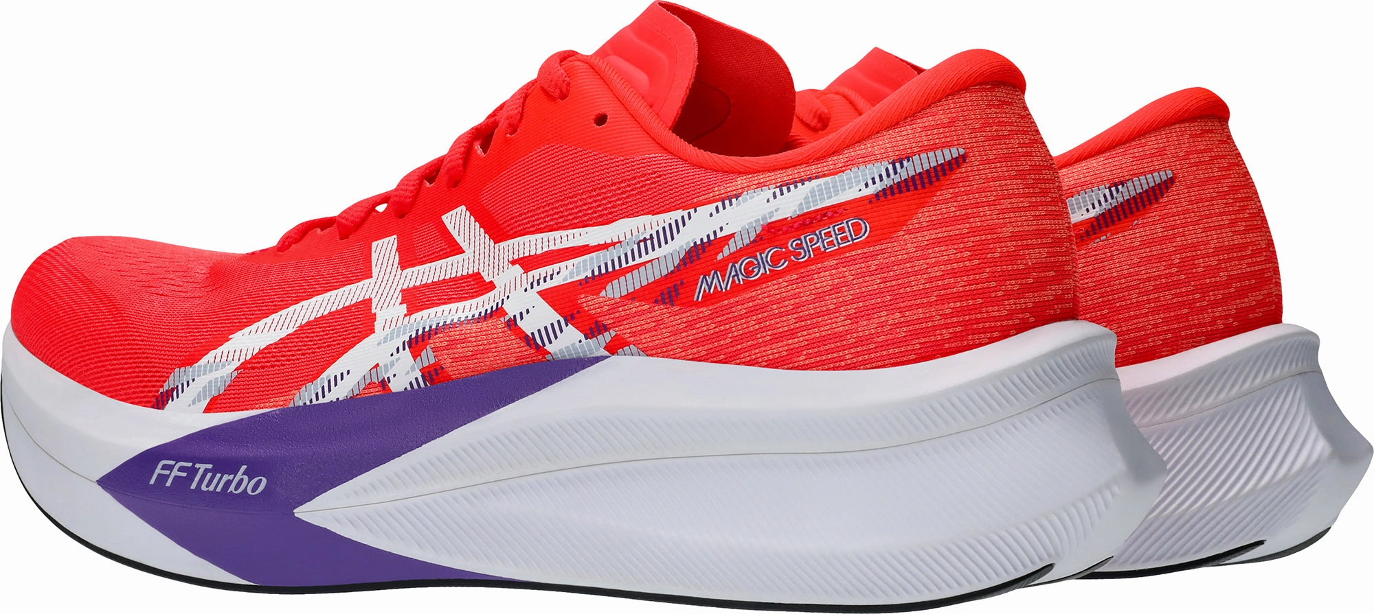 Asics Magic Speed 4 Mens Running Shoes - Red Flexible Athletic Fit
