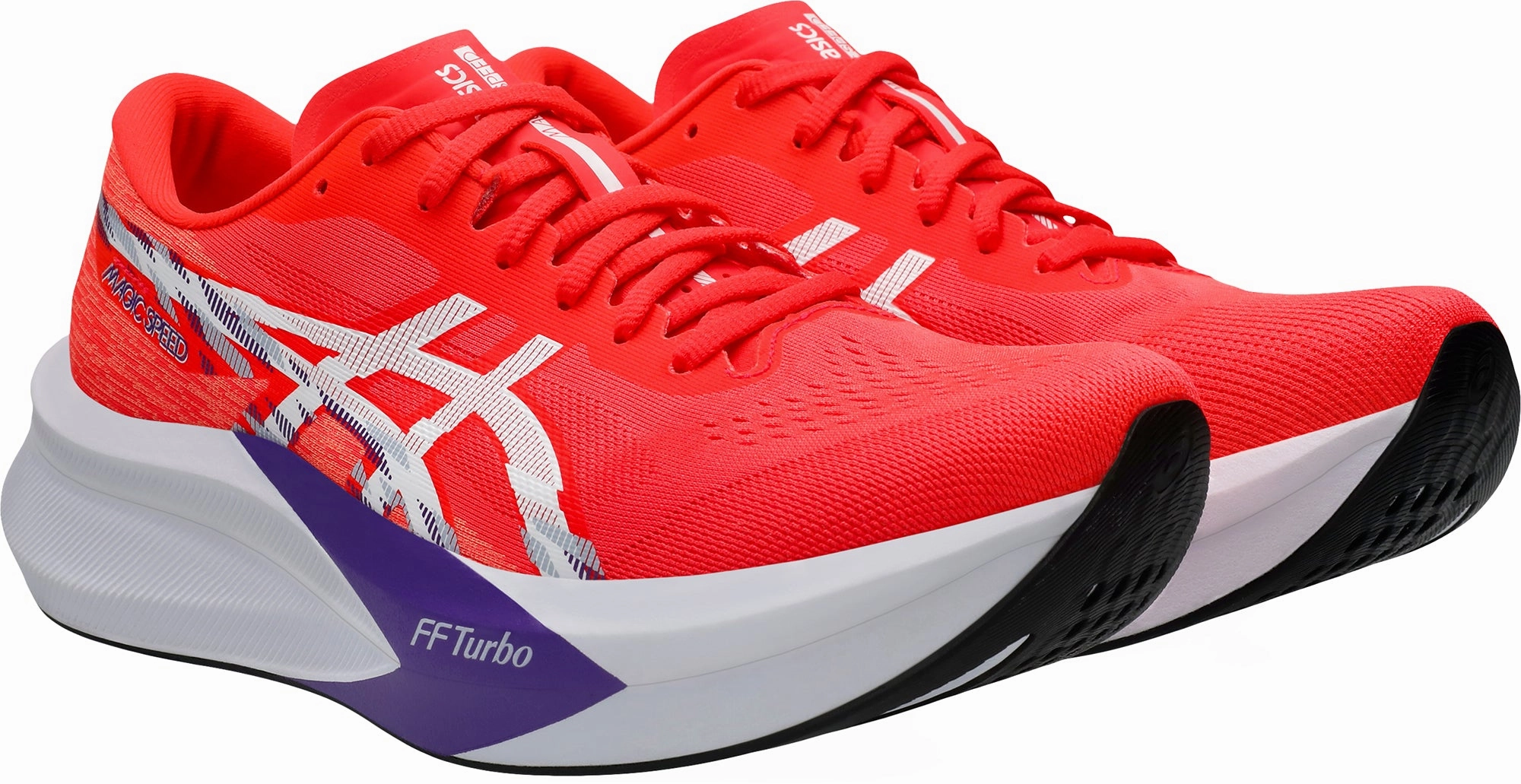 Asics Magic Speed 4 Mens Running Shoes - Red Flexible Athletic Fit