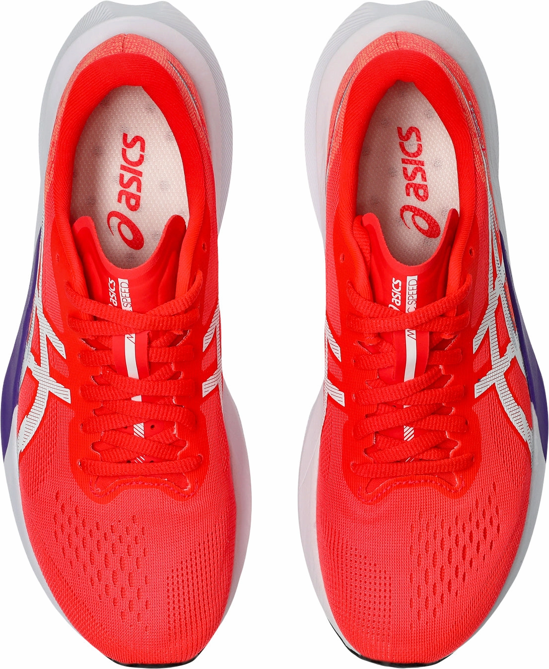 Asics Magic Speed 4 Womens Running Shoes - Red Flexible Athletic Fit