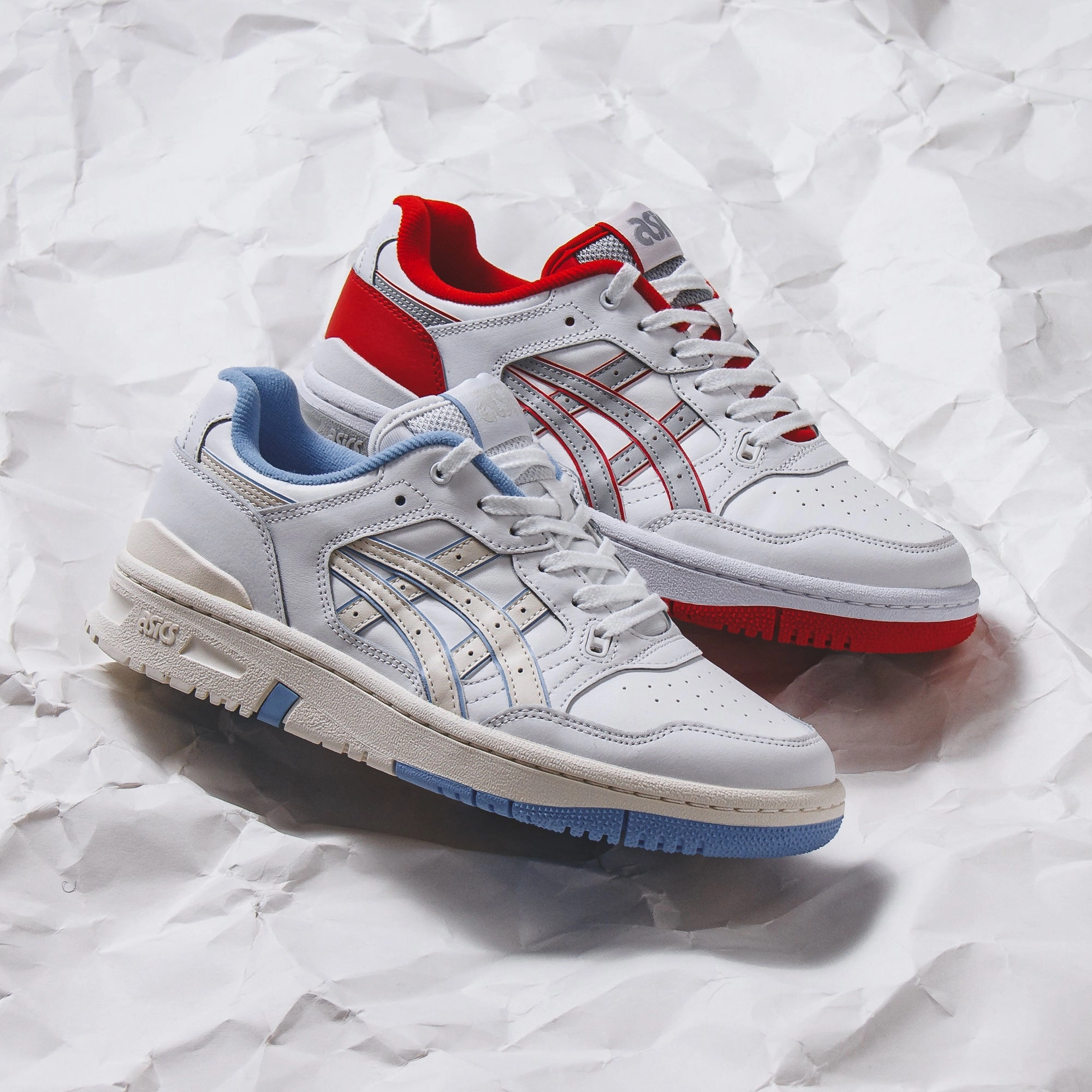 Asics Men EX89 White Classic Red 1201A476-111 Asics shoe style pictures