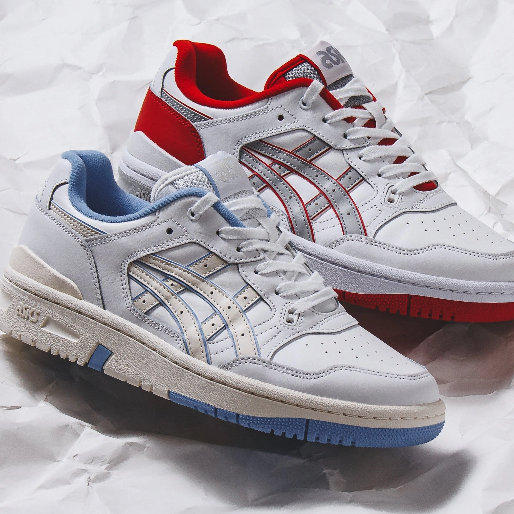 Asics Men EX89 White Classic Red 1201A476-111 Asics shoe style pictures