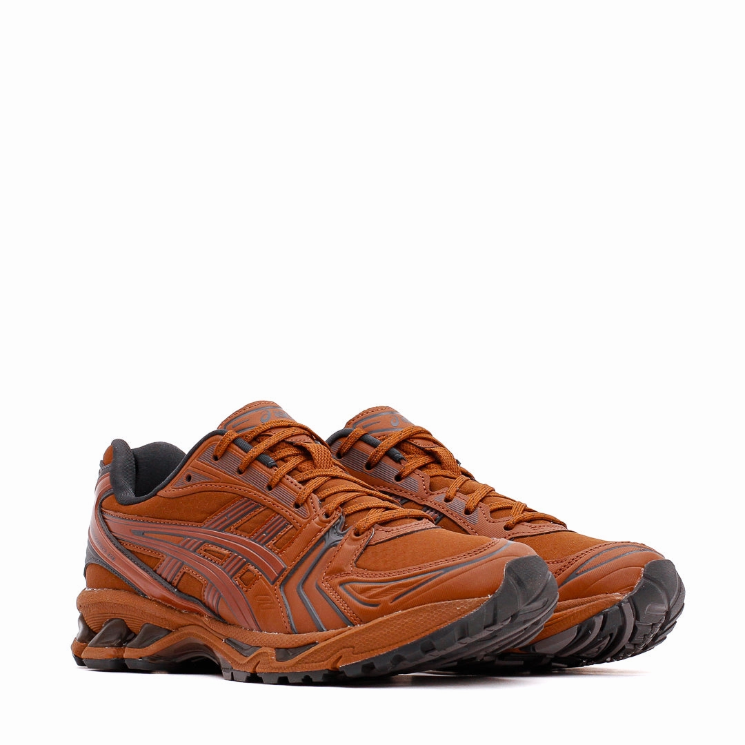 Asics Men Gel-Kayano 14 Rusty Brown Graphite Grey Core 1203A412-200 Asics shoe style pictures