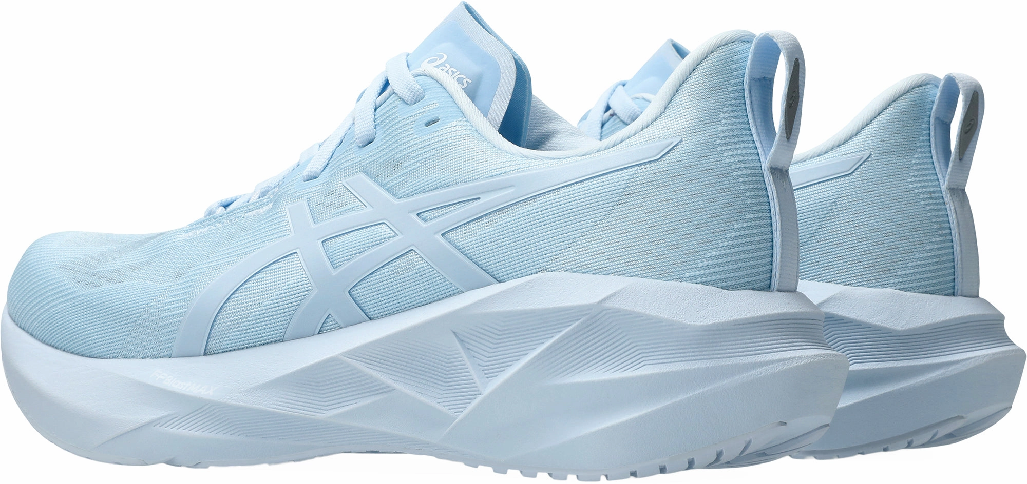 Asics NovaBlast 5 Lite-Show Womens Running Shoes - Blue Flexible Athletic Fit