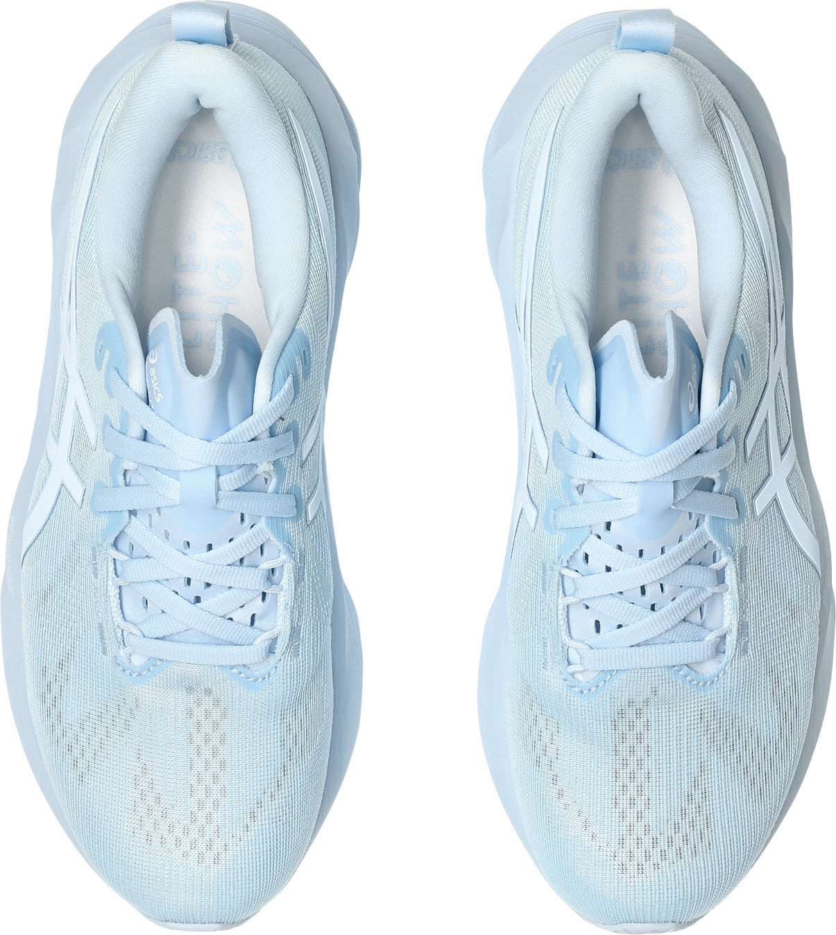 Asics NovaBlast 5 Lite-Show Womens Running Shoes - Blue Flexible Athletic Fit