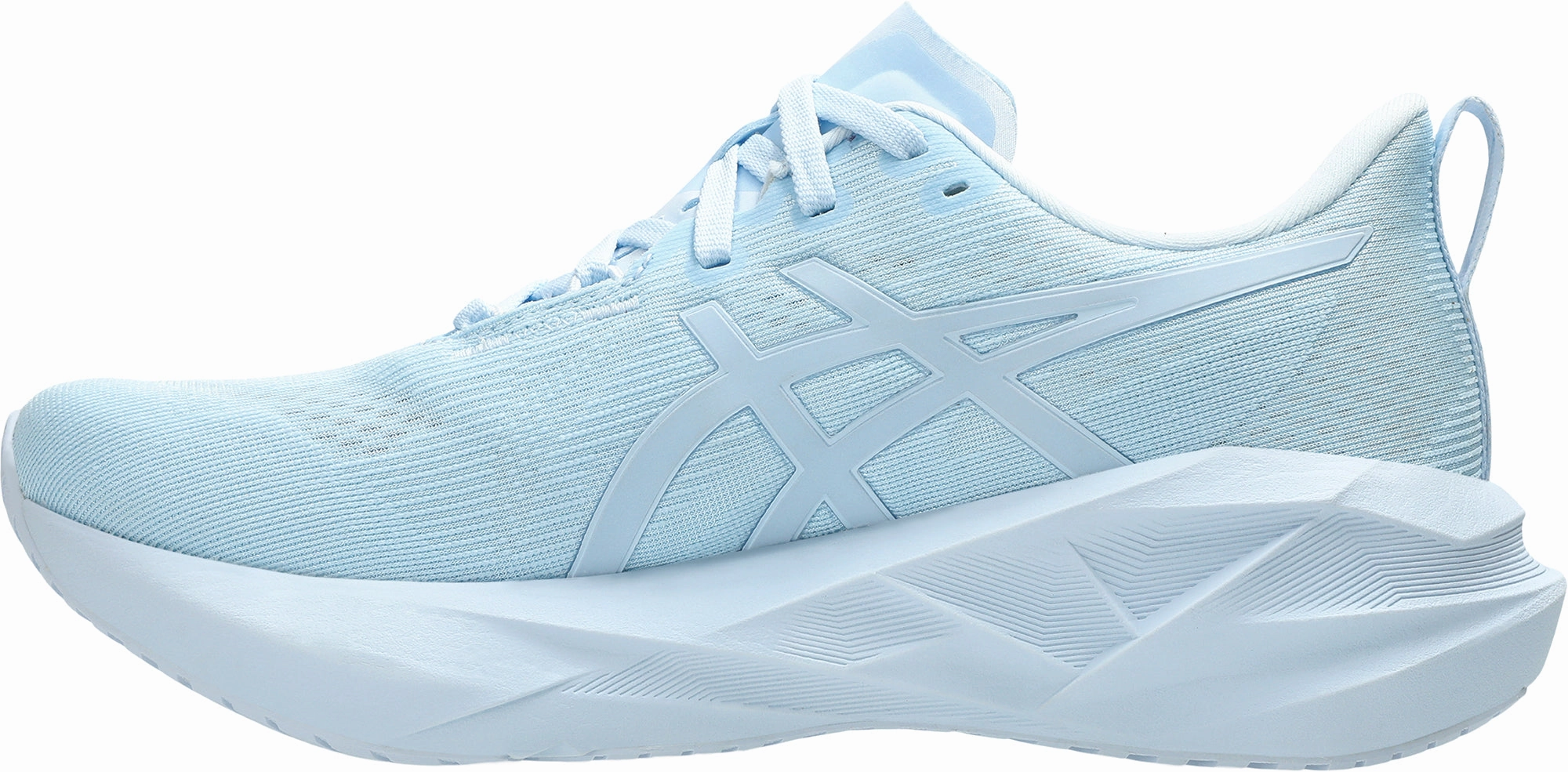 Asics NovaBlast 5 Lite-Show Womens Running Shoes - Blue Flexible Athletic Fit