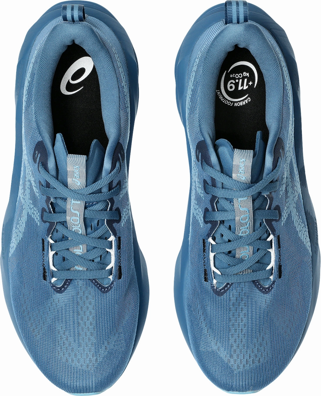 Asics NovaBlast 5 Mens Running Shoes - Blue Flexible Athletic Fit