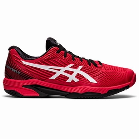 Asics Solution Speed FF 2 - Electric Red/White Asics tennis shoes