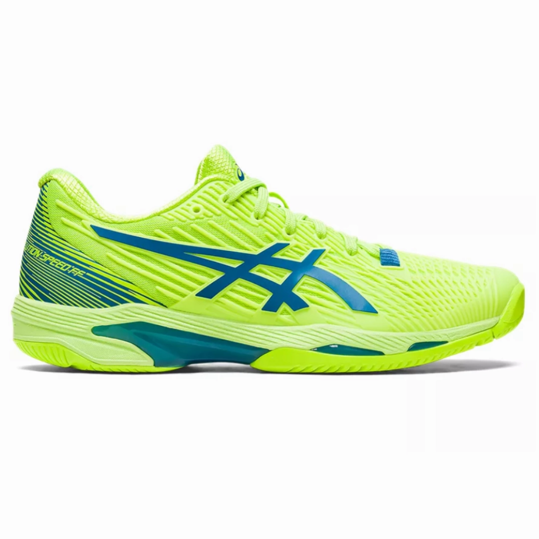 Asics Solution Speed FF 2 Women Tennis Shoes - Hazard Green/Reborn Blue