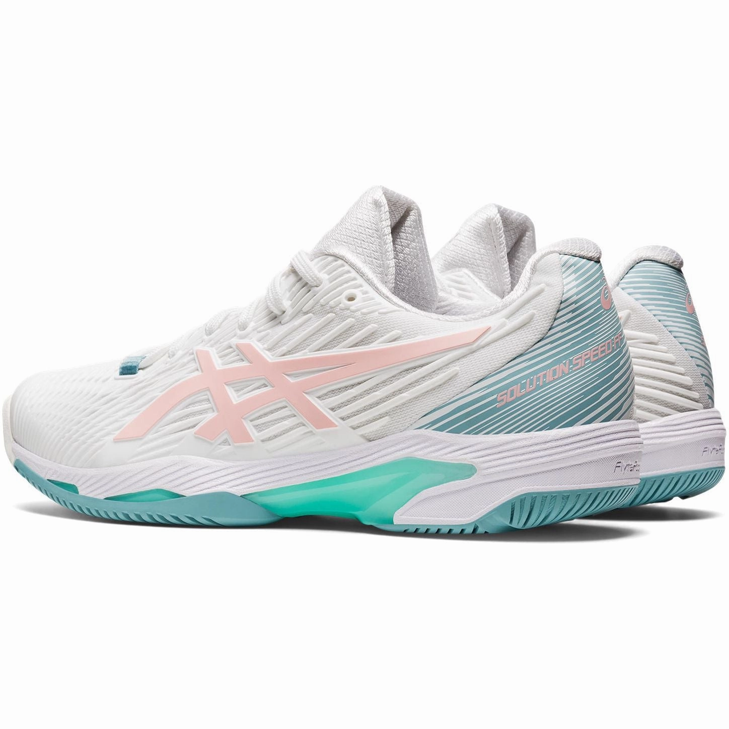 Asics Solution Speed FF 2 Womens Tennis Shoes - White Neutral Support Shoes