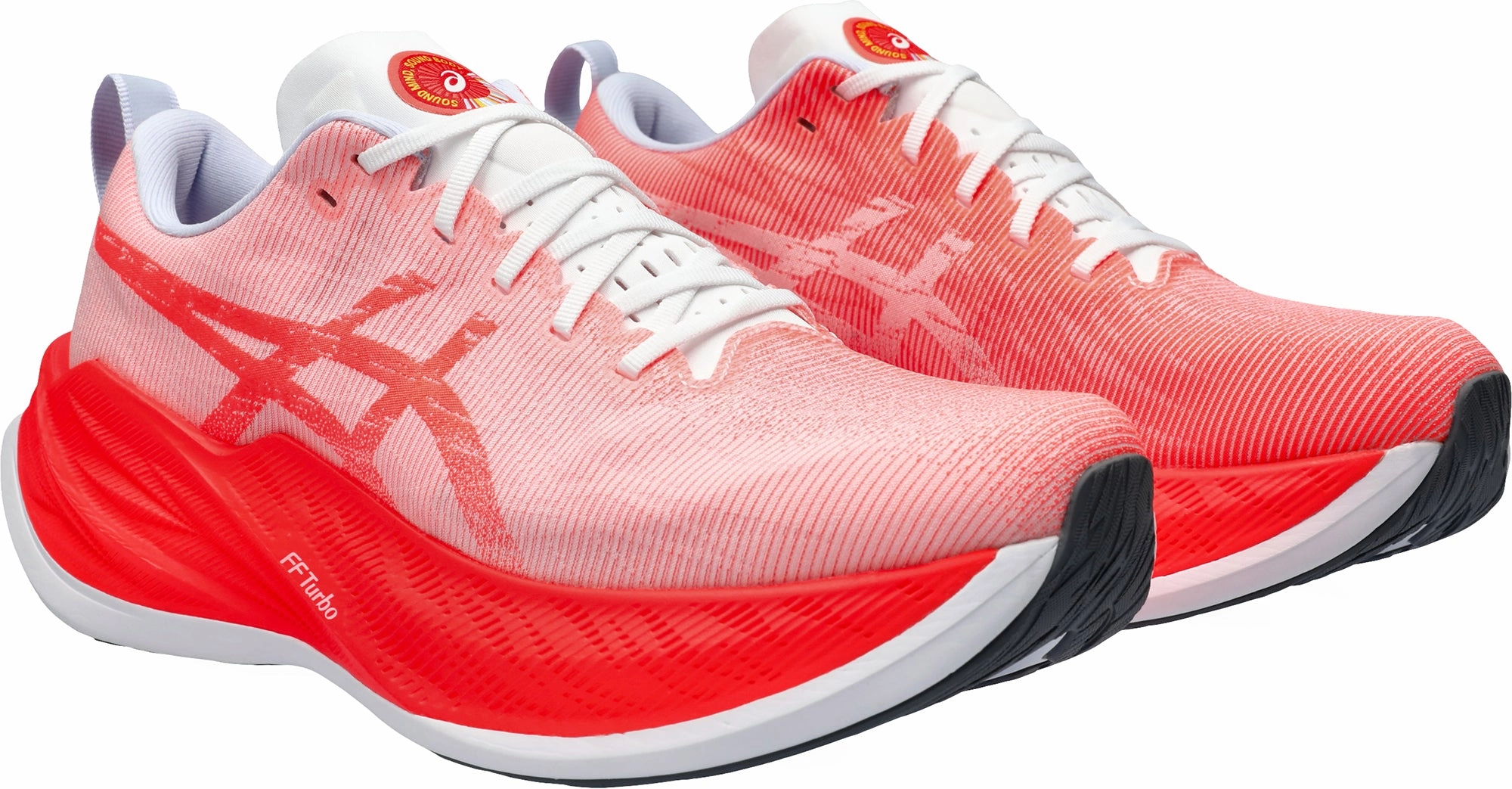 Asics SuperBlast Mens Running Shoes - Red Flexible Athletic Fit