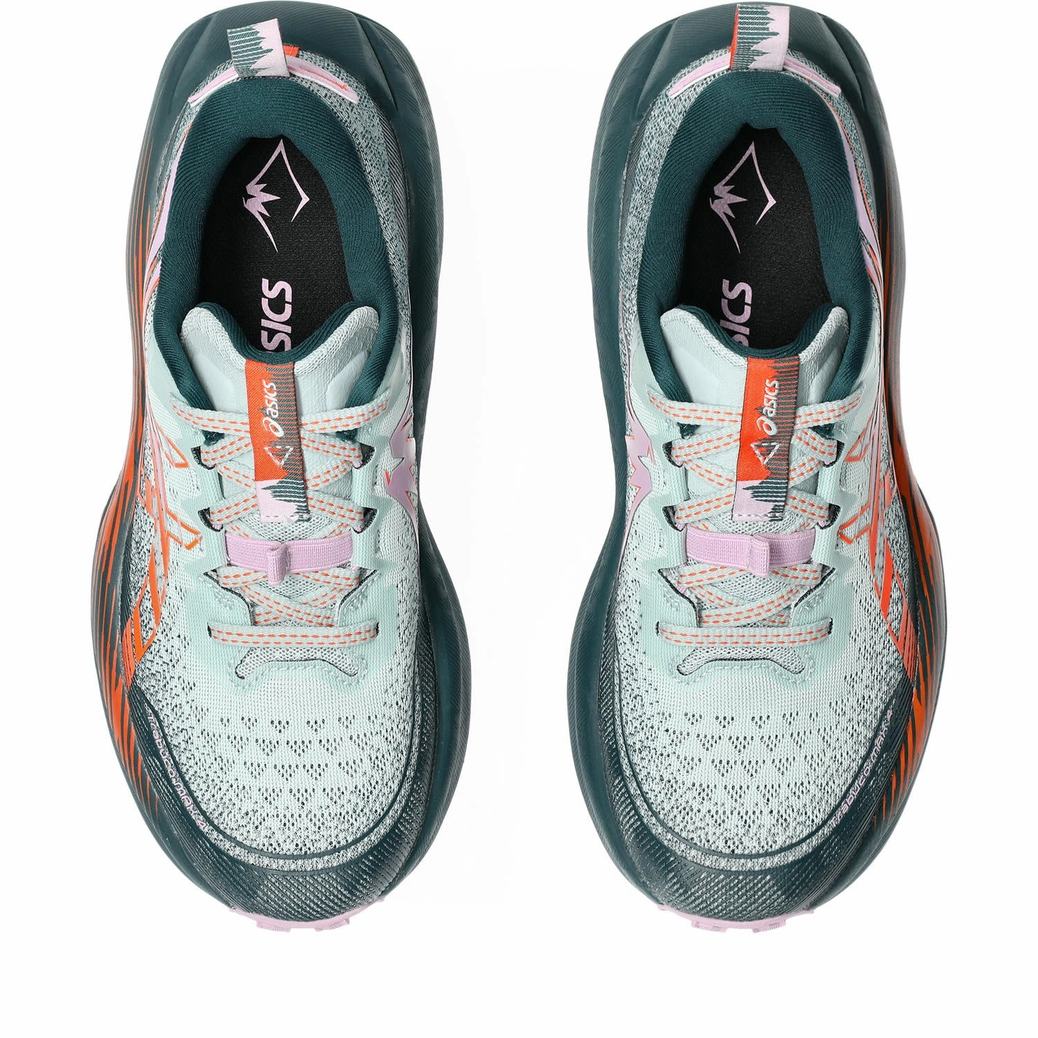 Asics Trabuco Max 4 | Cold Moss / Nova Orange | Womens Asics classic sport shoe designs