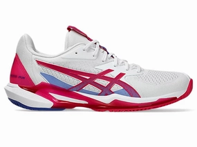 Asics Women's Solution Speed FF 3 (White/Bright Rose) Asics women's shoes