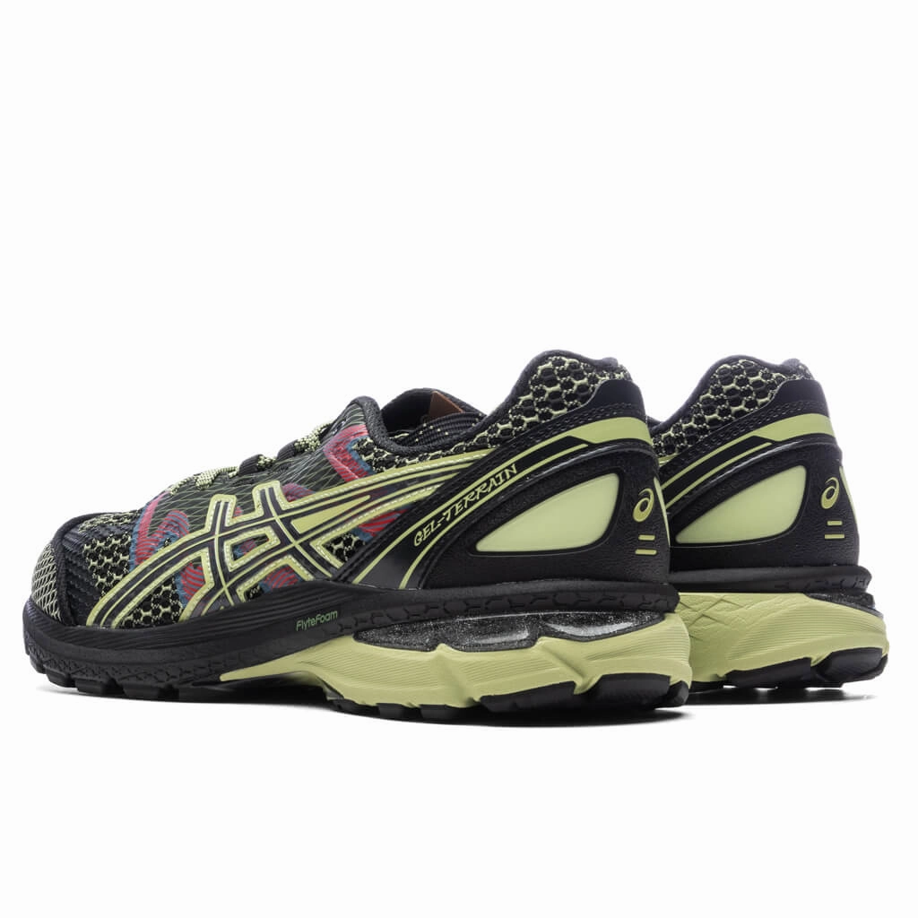 Asics x Kiko Kostadinov US4-S Gel-Terrain - Black/Neon Lime Asics Gel Cushion Running Shoes