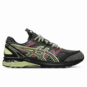 Asics x Kiko Kostadinov US4-S Gel-Terrain - Black/Neon Lime Asics running shoes with gel cushioning