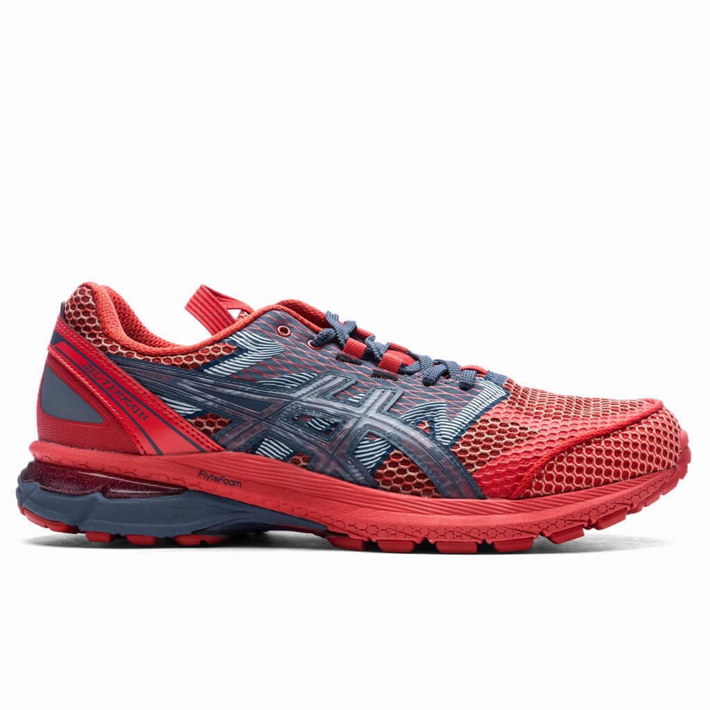 Asics x Kiko Kostadinov US4-S Gel-Terrain - Classic Red/Wood Crepe Asics running shoes with gel cushioning