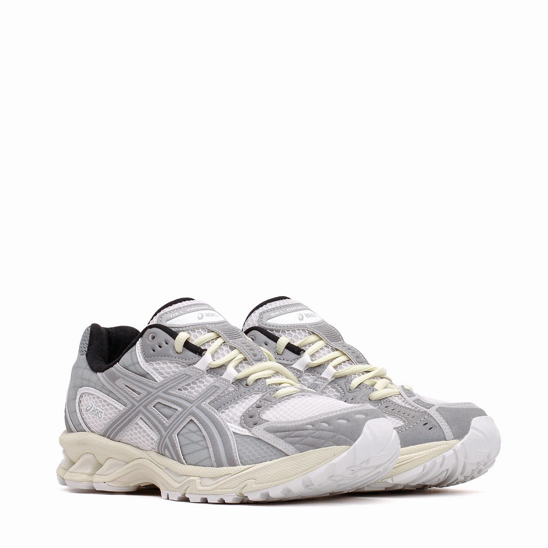 Asics x Min-Nano Men Gel-Nimbus 10.1 White Sheet Rock 1203A673-100 Asics shoe style pictures