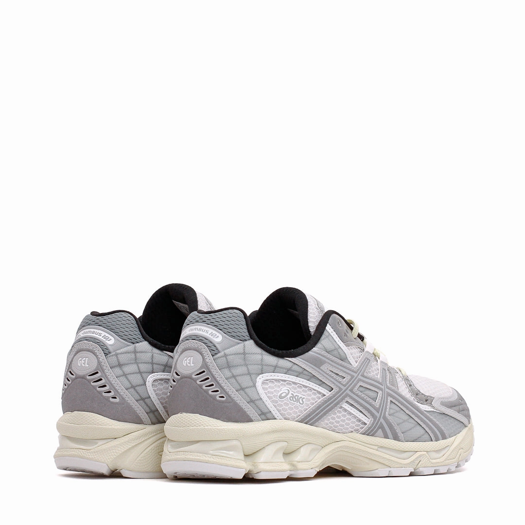Asics x Min-Nano Men Gel-Nimbus 10.1 White Sheet Rock 1203A673-100 Asics shoe style pictures