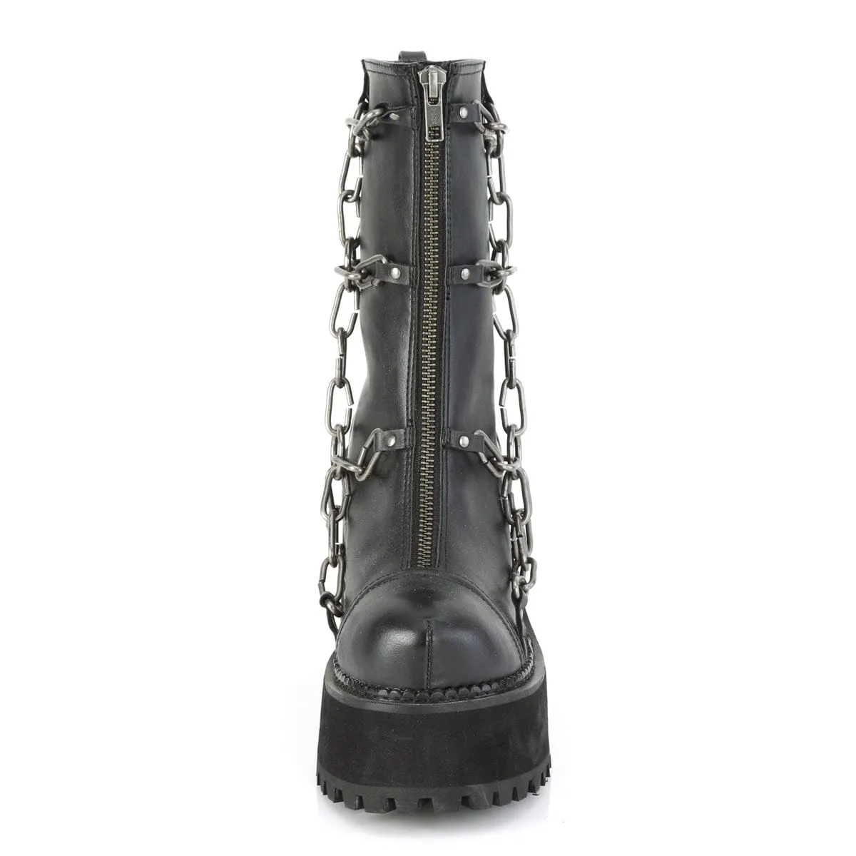 ASSAULT-66 Black Vegan Leather