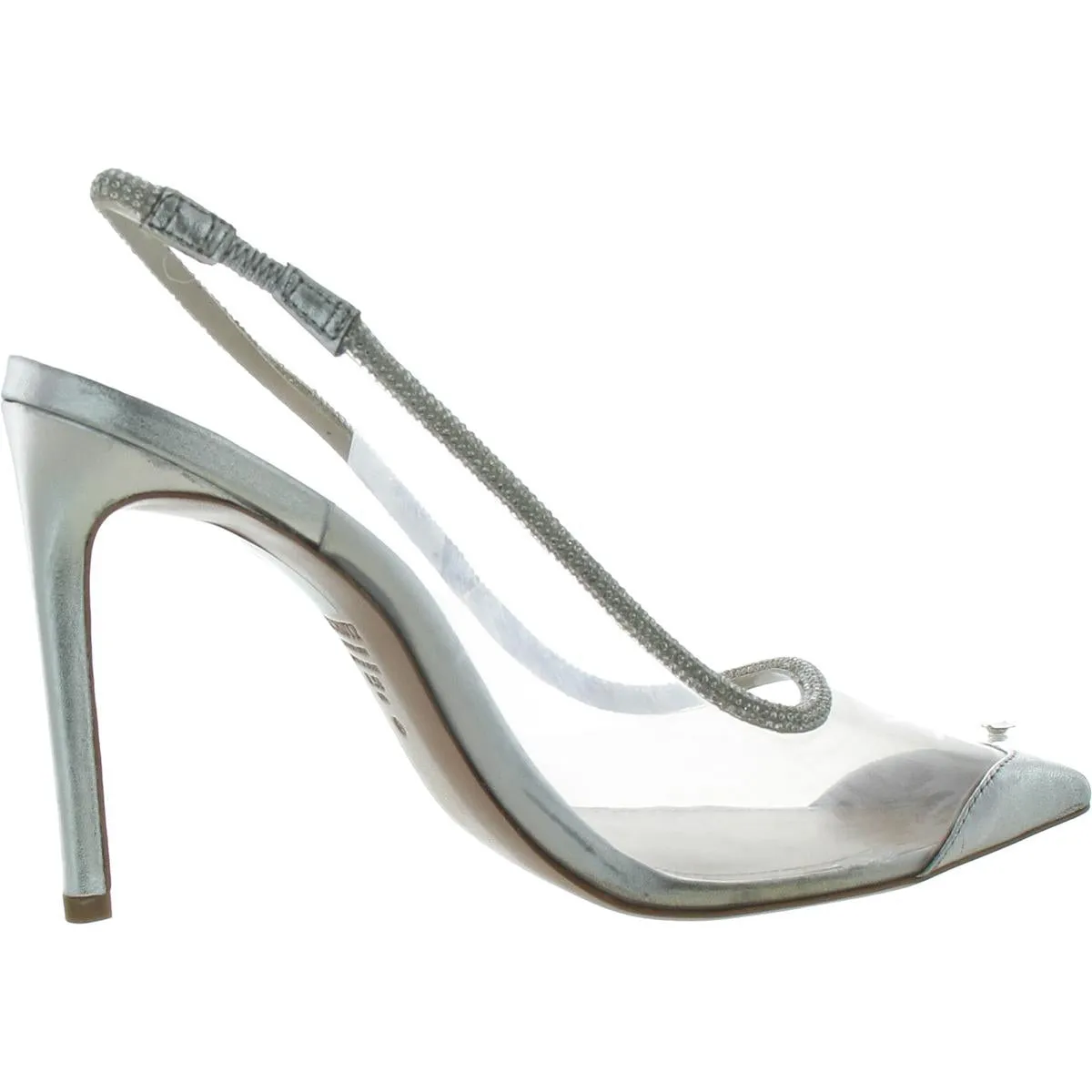 Audrey Womens Mixed Media Leather Pumps