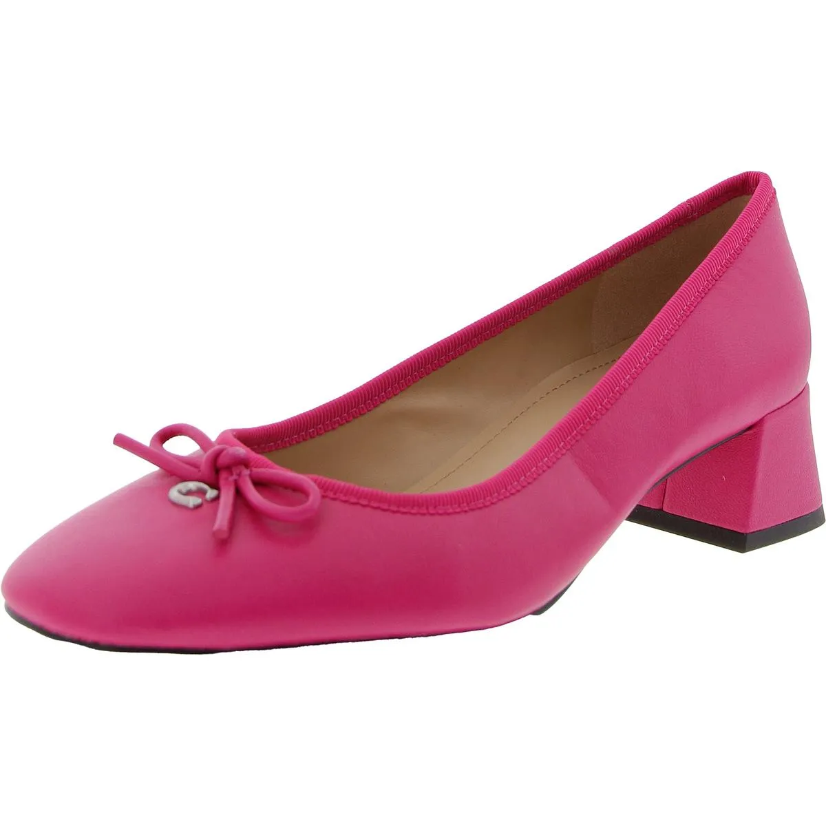 AVA Womens Leather Slip On Ballet Flats