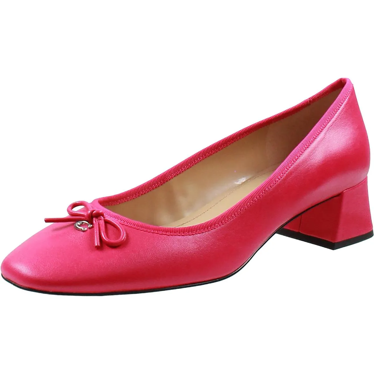 AVA Womens Leather Slip On Ballet Flats