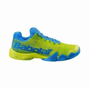 Babolat Jet Premura Padel Shoes (Yellow/Blue) Babolat padel footwear
