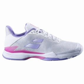 Babolat Jet Tere All Court Women Tennis Shoes - White/Lavender Babolat tennis shoes