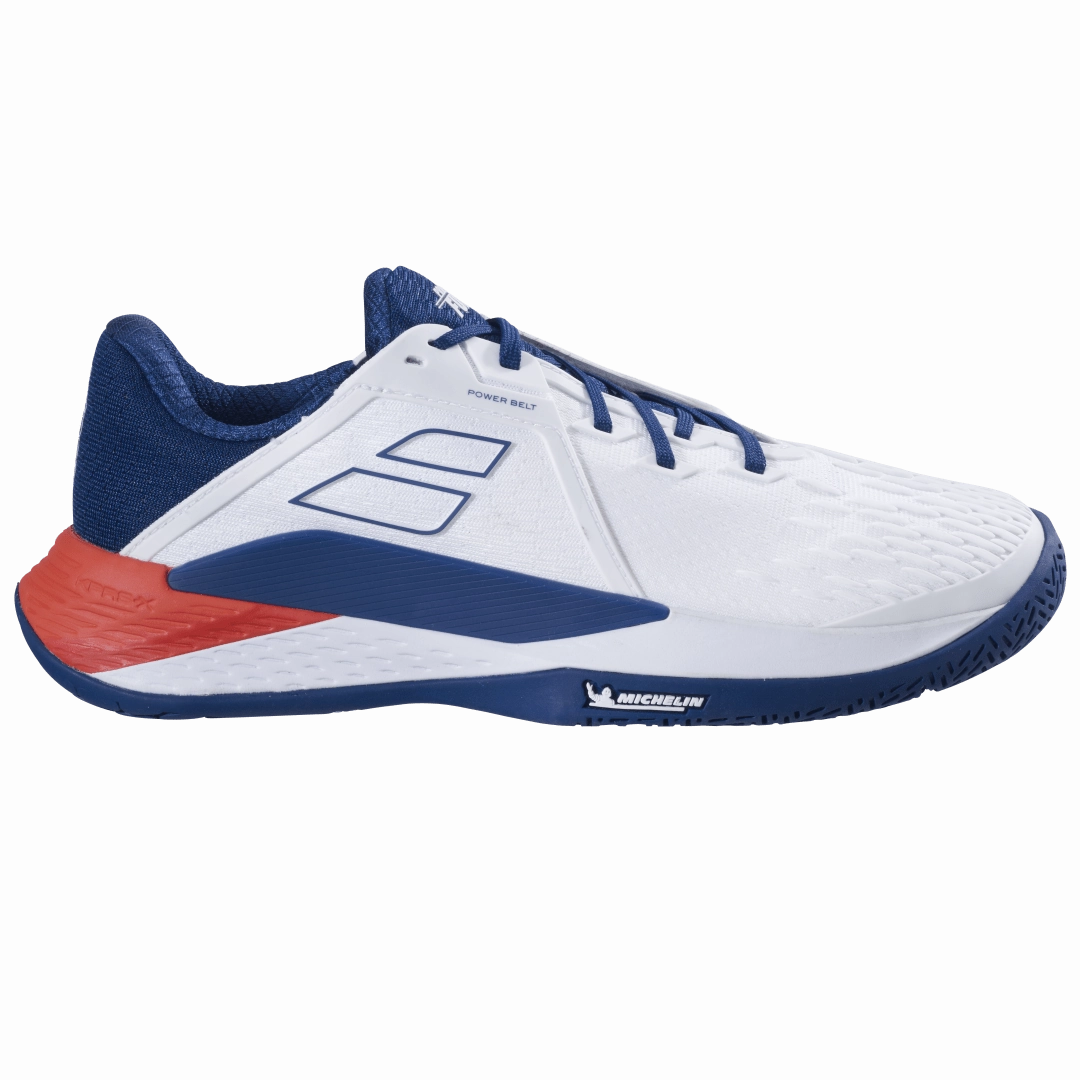 Babolat Men's Propulse Fury 3 All Court (White/Navy)