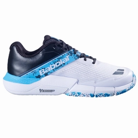 Babolat Movea 2 Padel Shoes (White/Cyan Blue) Babolat padel footwear