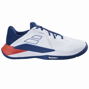 Babolat Propulse Fury 3 All Court White/Estate Blue Men Tennis Shoes Babolat tennis shoes