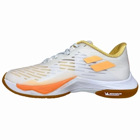 Babolat Shadow Tour 5 Women's Indoor 31F24472-1092 White/Yellow Court badminton women's shoes