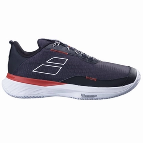 Babolat SPX Evo All Court Men Tennis Shoes -  Black/Fiesta Red Babolat tennis shoes