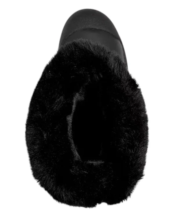 Bally Galy 6234641 Women's Black Fur & Leather Ankle Boots
