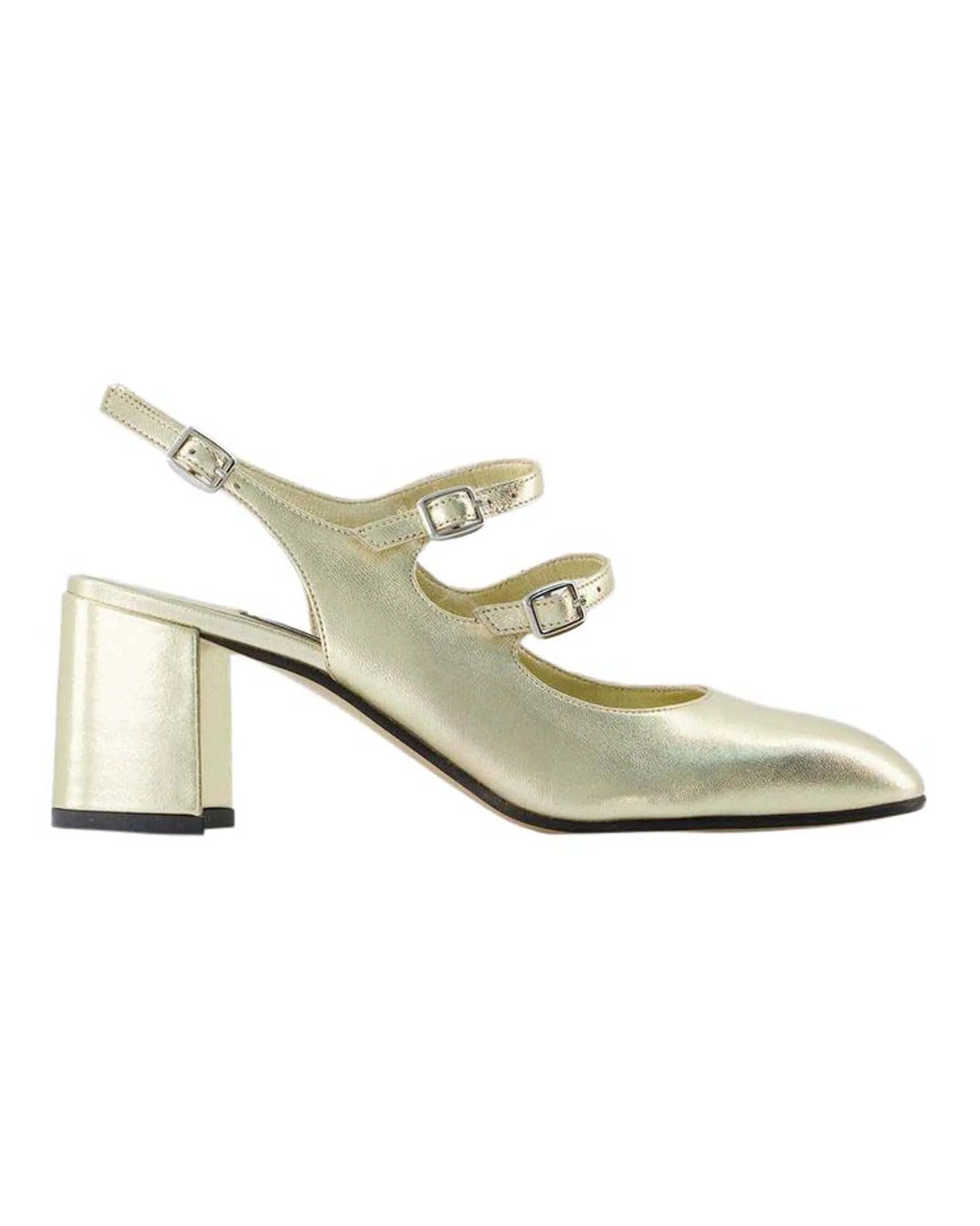 Banana Pumps - Carel - Platine - Leather